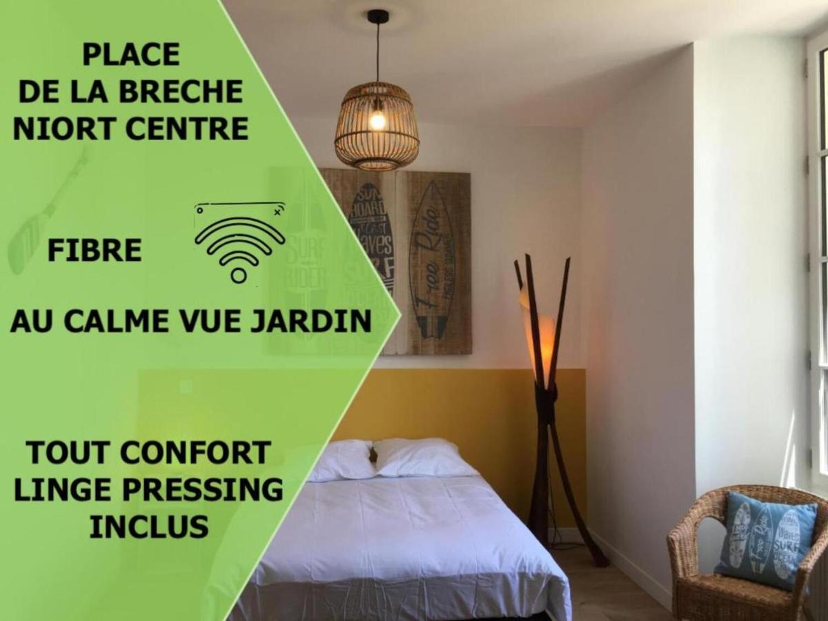 Le Beach Centre La Breche Wifi Vue Jardin Niort Exterior foto